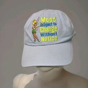 Disneyland Tinkerbell Mood Subject To Change Without Notice Blue Baseball Hat